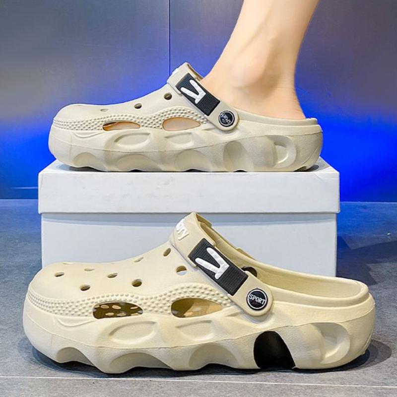 FashionPlatform Shoes Eva Slippers For Men Casual Sandals Man Clappers 2024 With Korean Style Y2k Mascullino Low Price Fun Cheap Style
