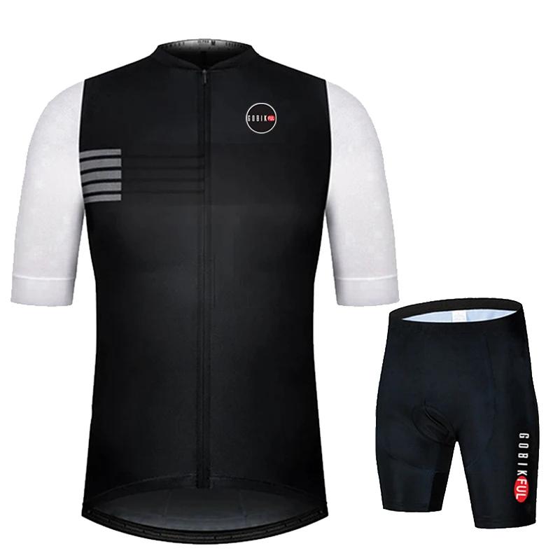 Gobikful  Men Summer Cycling Clothing Road Bike Shirts Suit Bicycle Bib Shorts MTB Ropa Ciclismo Maillot 2026 Summer Breathable Cycling Suit Set