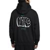 Nike Solo Swoosh Comfortable Soft Loose Hoodie Men Hoodies Black Peacock HQ4181-010