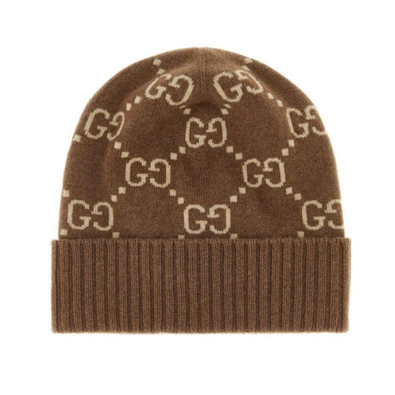 Gucci GG Cashmere Beanie Hat 811392 3GAC0 2379