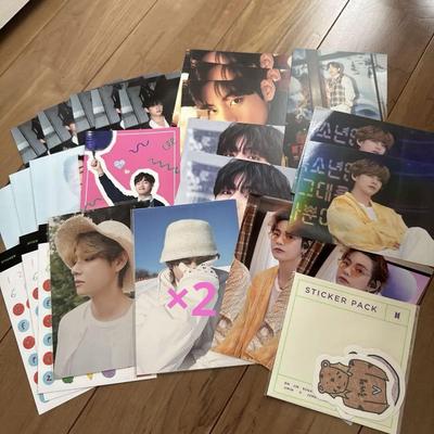 [Б/У] BTS V Тэхён Открытка Winpack Summerpack Holiday Бонус