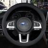 Кожаный чехол на руль автомобиля, противоскользящий для Subaru Forester Legacy XV BRZ WRX, высокое качество, авто