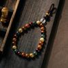 Charm Wooden Beaded Pendant Tibet Beads Lanyard Creative Car Key Ring  Backpack Decor