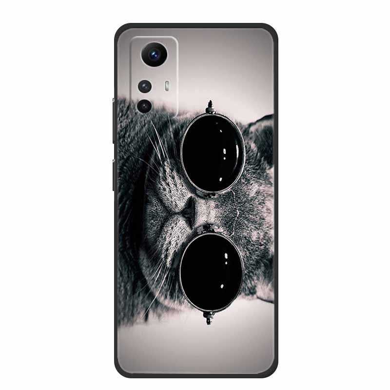 Чехол для Xiaomi Redmi Note 12S Крутые Животные Мягкий Силикон ТПУ Чехол для Телефона для Redmi Note12S Светящаяся Бабочка Ударопрочный Fundas