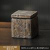Керамическая банка для чая Квадратные герметичные банки Бытовые банки для хранения чая Винтажная банка для чая для пробуждения Коробка Влагостойкий отсек для чая