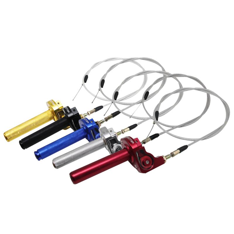 Universal Motorcycle ATV 7/8'' 22mm CNC Throttle Grip Quick Twister+Cable For Acerbs KTM 350 EXC125 KTM350 EXC-F SX-F Handlebar