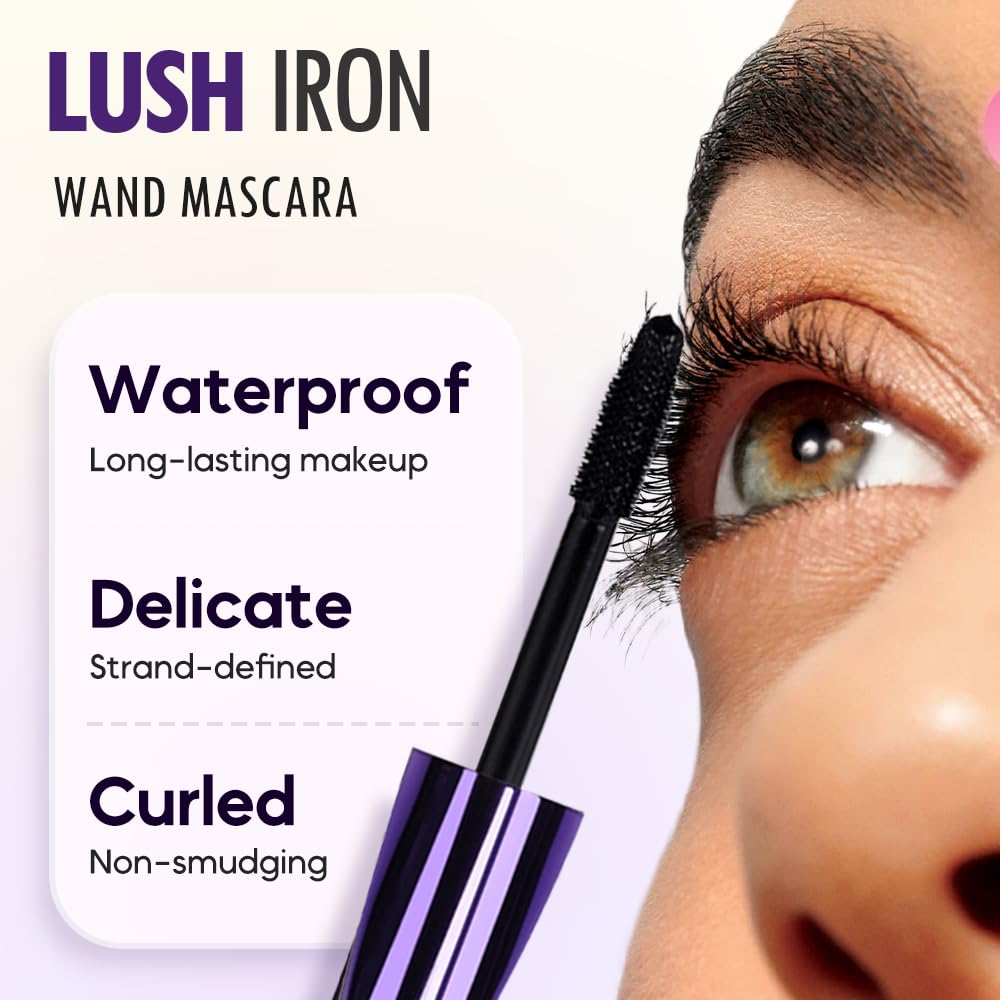 Colorful Colossal Bubble Washable Mascara,7D Waterproof Mascara, Long-Lasting & Buildable Volume, Natural Length Smudge-Proof (Blue)
