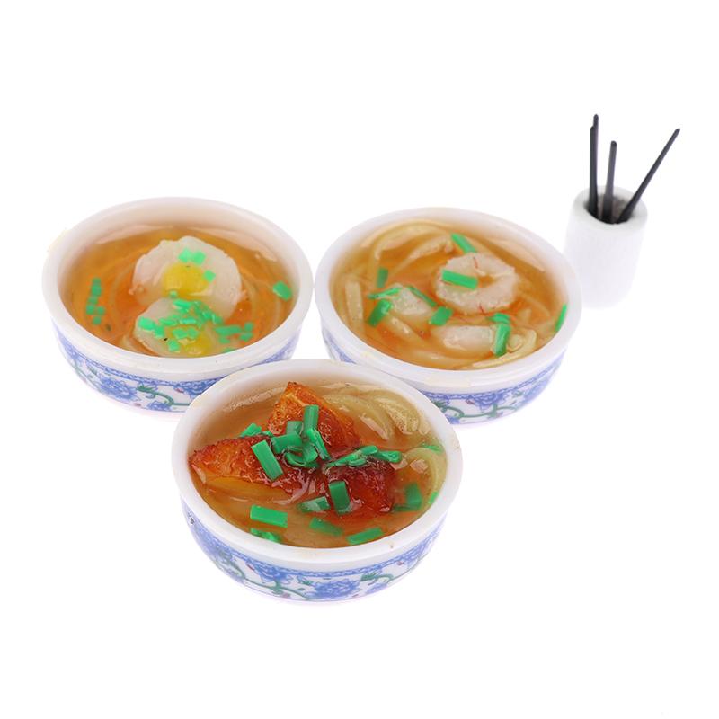 1 шт. кукольный домик миниатюра радом миска с палочками для еды игрушки декор аксессуары