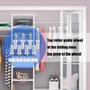 8Pcs Door Top Roller Guide Wheel And Top Pivot Bifold Closet Door Repair Kits Spring Loaded Bifold Door Hardware