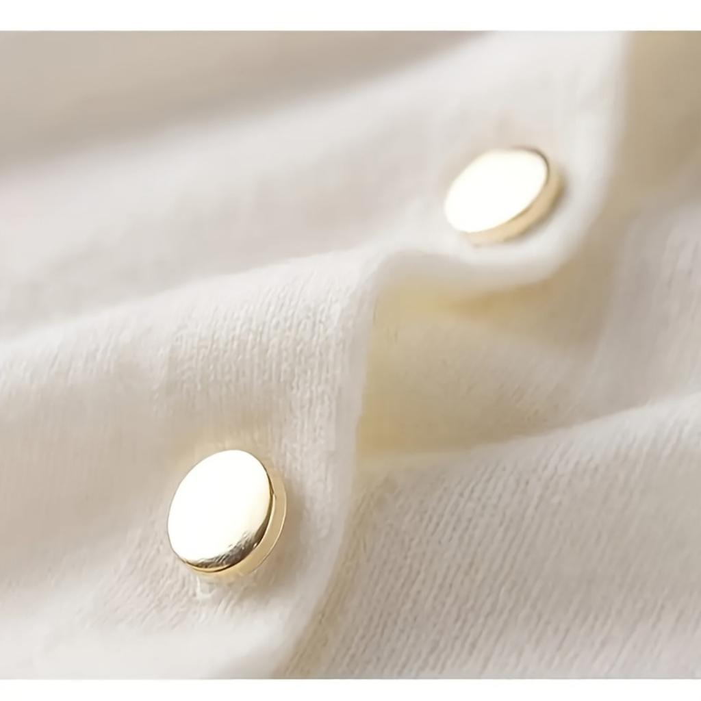 Ladies' Shawl - Elegant, Simple and Luxurious Multifunctional Scarf with Metal Snap Design, Soft and Breathable, Suitable for Office or Night Outings