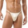 Мужское сексуальное однотонное бикини эротичные высокие стринги быстросохнущее дышащее плотно прилегающее нижнее белье