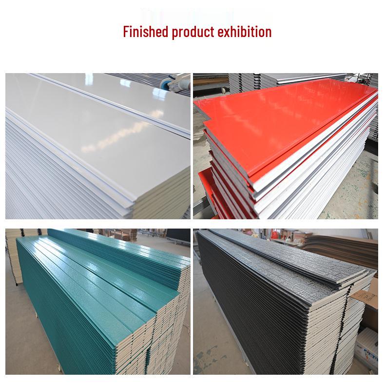 Polyurethane Insulated Rock Wool & Metal Panels: High-Strength, Decorative, and Cold-Resistant for Interior/Exterior Walls