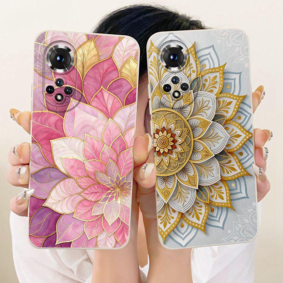 Cute Printed Phone Case For Honor 50 Pro Honor50 Soft Silicone Shockproof Cases For Honor 50 50Pro Covers Bumpers