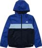 Adidas Tiberio Size Ink Size 160 Kids' Windbreaker, Unisex, JTH14, Semi-Silent Blue/Clear Sky/Legend (IV9514),