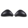 Matte Black Side Exterior Mirror Decorative Cover For Peugeot 207 308 2006-14