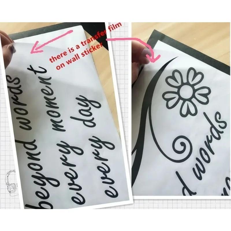 Новый Живой Смех Любовь Бабочка Цветок Наклейка На Стену Современные Наклейки На Стены Цитаты Виниловые Наклейки Домашний Декор Гостиная