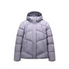 Solid Color Zip-Up Hooded Casual Versatile Down Jacket Women Outerwear 162547906-3