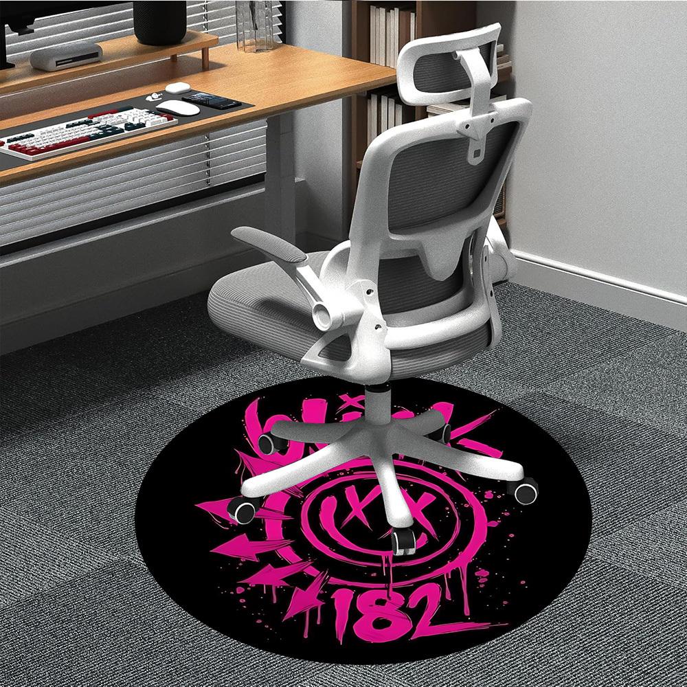 1pc Blink-182Chair Carpet for Office, Non-slip, Soft and Durable Office Rug for Interior Decoration, Perfect for Office yy250925232