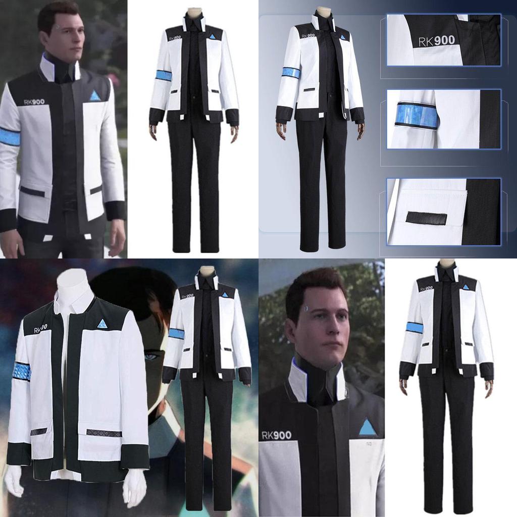 Роскошные куртки Detroit Become Human Connor Rk900, униформа, костюм для косплея, полный комплект, идеально подходит для Хэллоуина и вечеринок