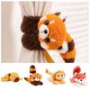Little Raccoon Plush Doll Slap Bracelet Simulation Capybara Plush Wrist Band  Birthday Gift