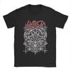 Vintage 1980s Metal Band Slayer Trash Metal T-Shirt Men O Neck Cotton T Shirt Short Sleeve Tees Plus Size Tops