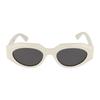 Bottega Veneta Fashion Casual Sunglasses White Cat Eye Unisex sunglasses BV1031S003
