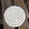 Hand Made Wool Felt Coasters Prevent Scalding Tableware Placemat Dinner Mats  Table Display