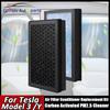 Air Filter For Tesla Model 3 Model Y Carbon Activated PM2.5 Cleaner Air Filter Conditioner Replacement Kit HEPA Activated Carbon
