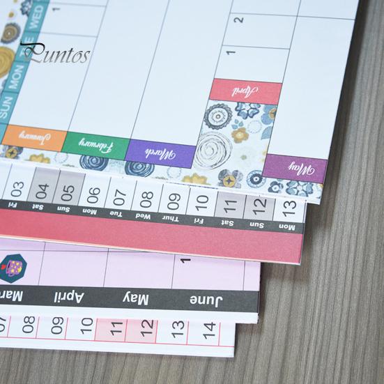 Настенный календарь на год 2025 г. Настенный календарь на целый год на одной странице Планировщик на 12 месяцев с наклейками для офиса и школы