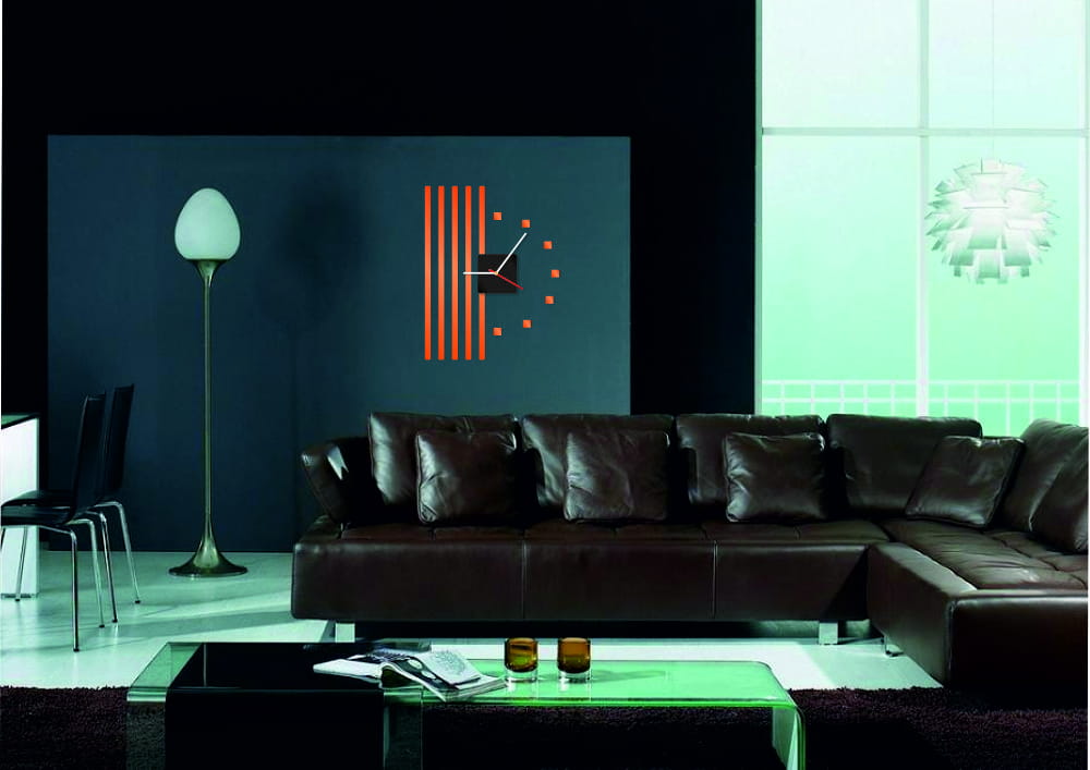 Points living room wall clock