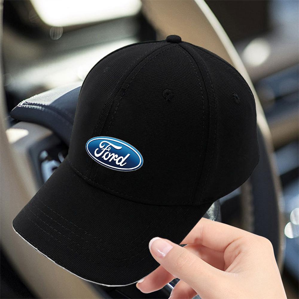 TRR400-1pcs Car Baseball Cap Peaked Cap Adjustable Unisex Hat For Ford 2 3 4 5 MK 2 6 7 Ranger Fiesta Mustang Kuga Mondeo Fusion Taurus