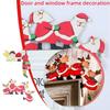 Christmas Door Frame Decoration Santa Claus Elk Wooden Christmas Decorations for Home