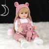 55 см реалистичные куклы реборн длинноволосая девочка кукла реалистичная полностью силиконовая новорожденная девочка кукла принцесса игрушка для малышей подарок на день рождения
