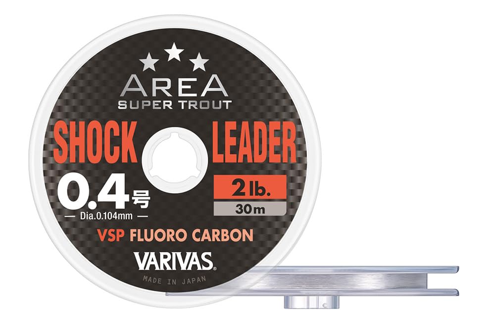 VARIVAS Super Trout Area Shock Leader VSP Fluorocarbon 30m Natural 3lb (0.6)