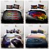 Sports Car Duvet Cover Sets Full Size,2/3 Piece Race Car Bedding Sets with Pillowcases for Teens Boys 2/3pcs Polyester Quilt Cover Gift