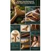 Sandalwood Meridians Massage Comb Copper/Horn Balls Lymphatic Drainage Massager  Breast Massage
