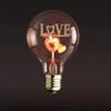 Small Rose Flame Light Bulb Sunflower Heart Art Light Bulb Atmosphere Love Creative Night Lamp Festival