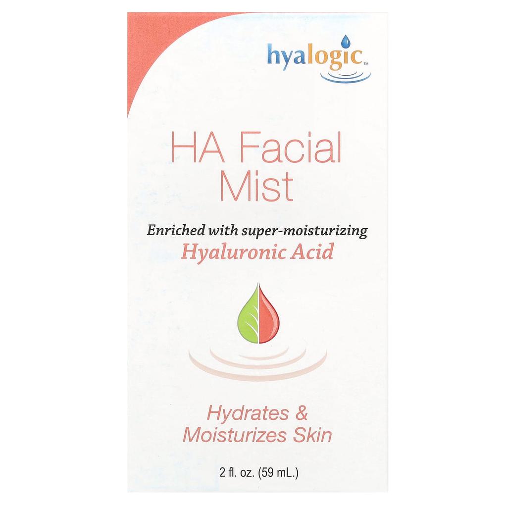 Hyalogic, HA Facial Mist, Fragrance-Free, 2 Fl Oz (59 Ml)
