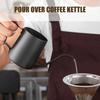 Long Narrow Spout Hand-poured Coffee Pot Cafe Gooseneck Pour Over Coffee Pot  Office