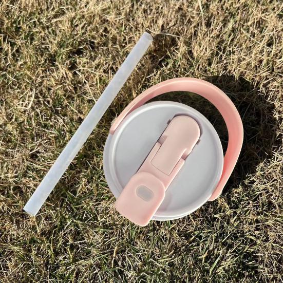 Пластиковая крышка чашки с отверстием для соломинки для стакана на 30 унций Красочная многоразовая крышка чашки с защитой от разливов Холодные напитки Крышка для кофе и воды для питьевой посуды