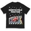 Санты Северо-Полюсная Позиция F1 Рождественская Детская Футболка