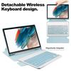 Совместимо с Samsung Tab S10 Ultra: Защитный чехол с Bluetooth-клавиатурой, вращающийся на 360°.