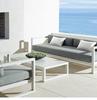 Aluminum Alloy Outdoor Rattan Sofa Set with Waterproof Coffee Table