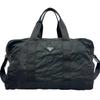 Prada Треугольный логотип Boston bag черный унисекс б/у