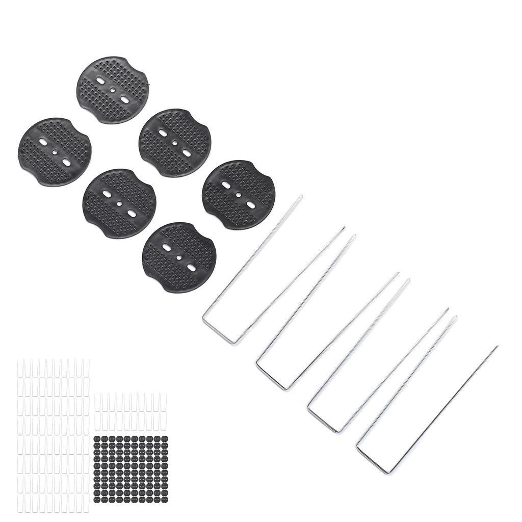 100 шт. U-образные скобы для крепления к земле из оцинкованной стали с буфером