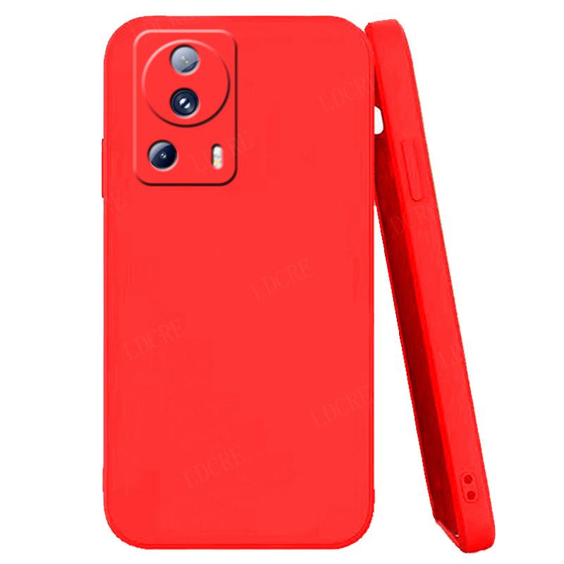 For Cover Xiaomi 13 Lite Case Mi 13 Lite Capas Shockproof Liquid Silicone TPU Soft Funda Xiaomi 13 12 11 Lite 12T Pro