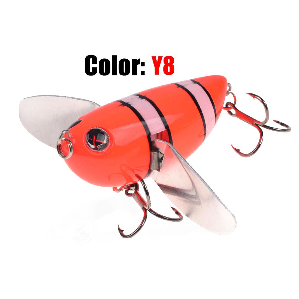 Мини-приманки для рыбалки Topwater Crankbait, плавающие жесткие приманки Swimbait для пресной и соленой воды