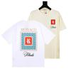 Man Coconut Print T-shirt Summer Loose Cotton O-neck Short Sleeved T-shirt