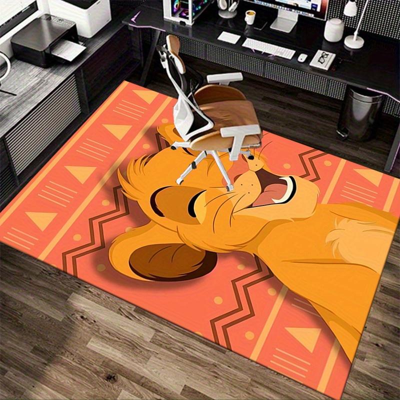 1pc. Cartoon Lion Print Rug for Home Decor, Office Carpet, Outdoor Mat, Gift Ideaz0414283