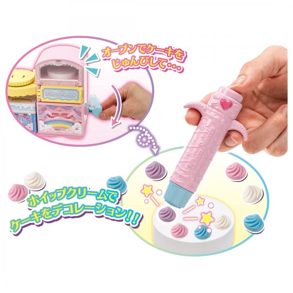 TAKARA TOMY Пластиковая игрушка-кондитер Licca-chan Yumedeco Pom Pom Whip Dress Up Play House Toy для детей от 3 лет